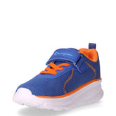HRO sneaker in tessuto ed ecopelle blu arancio | Boscaini Scarpe