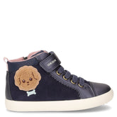 Gisli sneaker bambina in tessuto e pelle navy scuro - Sneakers Bambina | Boscaini Scarpe