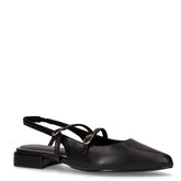 Sandalo slingback a punta nero - Nuovi arrivi Donna | Boscaini Scarpe