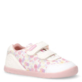 Sneakers in tessuto e pelle bambina bianco rosa - Sneakers Bambina | Boscaini Scarpe