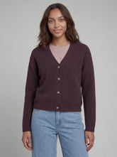 Cardigan in maglia marrone | Boscaini Scarpe