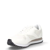 Sneakers in tessuto ed ecopelle bianco | Boscaini Scarpe