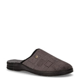 Ciabatta da casa in tessuto nero - Ciabatte Uomo | Boscaini Scarpe