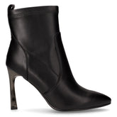 Tronchetto a punta in ecopelle nero - Tronchetti Donna | Boscaini Scarpe