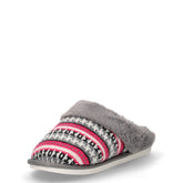 Kant ciabatta in tessuto con ecopelliccia fuxia multi | Boscaini Scarpe