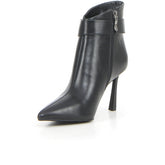 Tronchetto a punta con fibbia strass black | Boscaini Scarpe