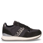 Stra sneaker in ecopelle nero | Boscaini Scarpe