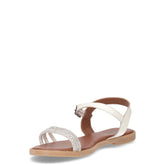 Sandalo con glitter bianco | Boscaini Scarpe