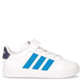 Grand Court 3.0 sneaker bambino in ecopelle bianco azzurro - Sneakers Bambino | Boscaini Scarpe