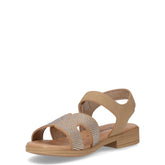 Sandalo con strass beige | Boscaini Scarpe