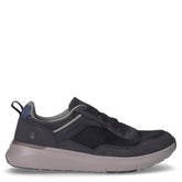 Neil sneaker in tessuto ed ecopelle navy blu | Boscaini Scarpe