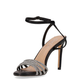 Sandalo con tacco nero | Boscaini Scarpe