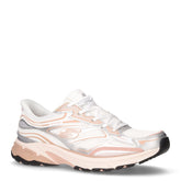 Stamina Sport sneaker slip ins in tessuto ed ecopelle bianco argento rosa - Sneakers Donna | Boscaini Scarpe