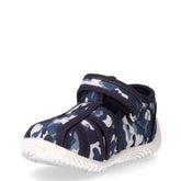 Templar sandalo in tessuto bambino blu camouflage | Boscaini Scarpe