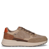 Sneaker in ecopelle taupe - Sneakers Uomo | Boscaini Scarpe