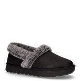 Cozy up pantofola con pelo in ecopelle nero - SKECHERS DONNA | Boscaini Scarpe