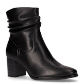 Stivaletto con tacco in ecopelle nero - MARCO TOZZI | Boscaini Scarpe