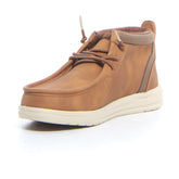 Wally Mid polacchino in ecopelle cognac | Boscaini Scarpe