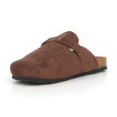 Ciabatta con ecopelliccia testa di moro | Boscaini Scarpe