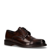 Stringata in pelle cognac - Mocassini Uomo | Boscaini Scarpe
