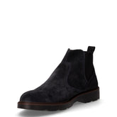 Stivaletto beatles in pelle scamosciata blu scuro | Boscaini Scarpe