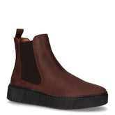 Stivaletto beatles in pelle ebano - Scarpe Donna | Boscaini Scarpe