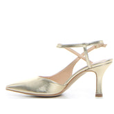 Sandalo a punta con tacco platino - Sandali Donna | Boscaini Scarpe