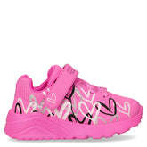 Uno lite love elevate sneaker da bambina in ecopelle rosa - Scarpe Bambina | Boscaini Scarpe