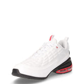 Meza sneaker in tessuto ed ecopelle bianco nero | Boscaini Scarpe