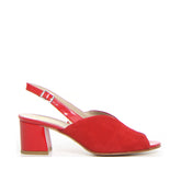 Sandalo con tacco rosso - Sandali Con Tacco Donna | Boscaini Scarpe