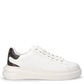 Sneaker in pelle ed ecopelle bianco marrone | Boscaini Scarpe