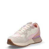 Stargirl sneaker in pelle, tessuto e ecopelle bianco | Boscaini Scarpe