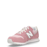 373 sneaker in pelle e tessuto rosa | Boscaini Scarpe