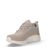 Bobs B Flex  hi sneaker in tessuto taupe gold | Boscaini Scarpe