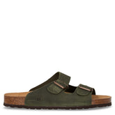 Ciabatta in pelle cipresso ingrassato - Ciabatte Uomo | Boscaini Scarpe