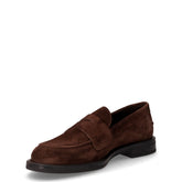 Mocassino in pelle scamosciata cacao | Boscaini Scarpe