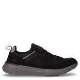 Neil sneaker in pelle e tessuto nero | Boscaini Scarpe