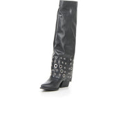 Stivale camperos con tacco nero | Boscaini Scarpe