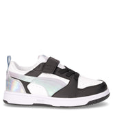 Rebound V6 Lo space sneaker da bambina in ecopelle lilla - PUMA | Boscaini Scarpe