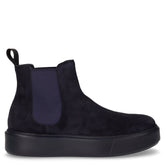 Beatles casual in pelle scamosciata blu - FRAU | Boscaini Scarpe