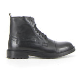 Stivaletto stringato con zip nero - Mid Season Sale Stivaletti Uomo | Boscaini Scarpe