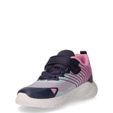 Sprintye baby girl sneaker in ecopelle e tessuto bambina azzurro e rosa | Boscaini Scarpe