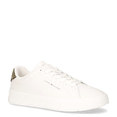 Th Court sneaker in pelle bianco verde - TOMMY HILFIGER | Boscaini Scarpe