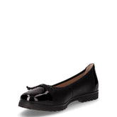 Ballerina in pelle con fiocco nero | Boscaini Scarpe