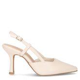Slingback in ecopelle crema | Boscaini Scarpe