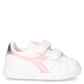 Game P Ballet sneaker bambina in ecopelle bianco rosa - DIADORA | Boscaini Scarpe