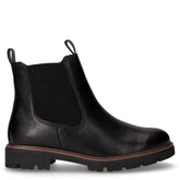 Stivaletto in ecopelle con zip nero | Boscaini Scarpe