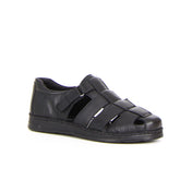Sandalo con strappi nero - VALLEVERDE | Boscaini Scarpe