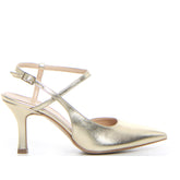 Sandalo a punta con tacco platino - Sandali Donna | Boscaini Scarpe