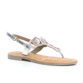 Sandalo gioiello infradito argento - Sandali Donna | Boscaini Scarpe